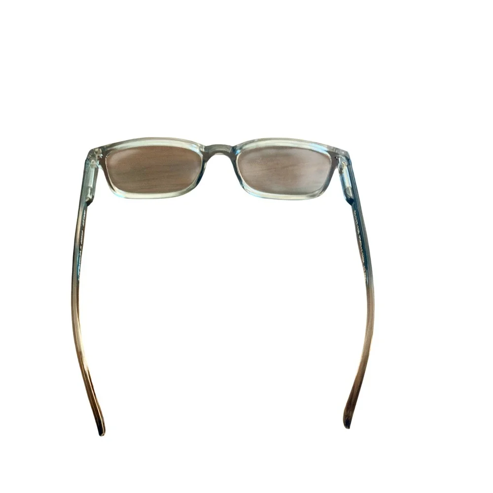Aldi Batavia Translucent Gray Rectangular Reading Glasses +2.00